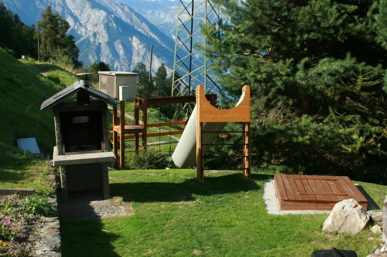 Chalet Le Fertin La Tzoumaz Kültér fotó